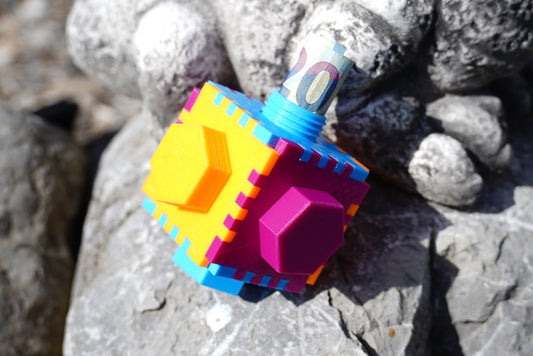 3D Druck "Würfel Geschenk" Hochzeitsgeldversteck - RJC - Circle