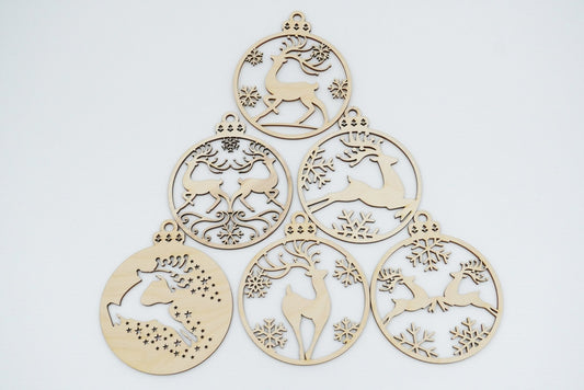 Christbaumschmuck "Rentier" - RJC - Circle