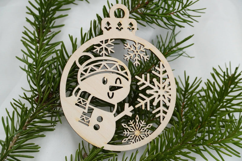 Christbaumschmuck "Schneemann" - RJC - Circle