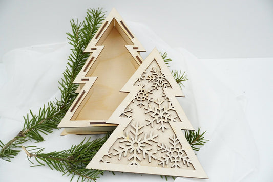 Geschenkbox Tanne - personalisierbar - RJC - Circle