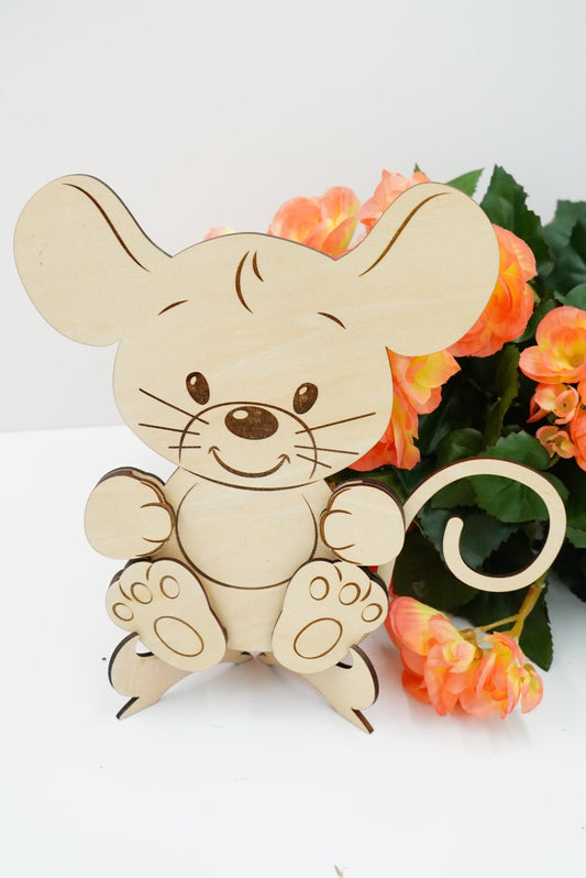 Geschenkkartenhalter Maus - personalisierbar - Valentin - RJC - Circle