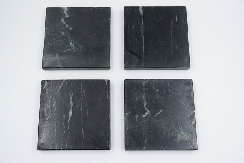 Untersetzer Marmor 4er Set eckig - RJC - Circle