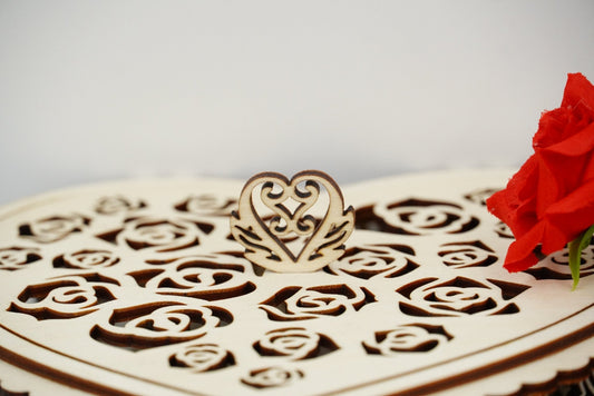 Valentinsbox filigran Rosendeckel - RJC - Circle