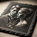 Schiefer Fotogravur