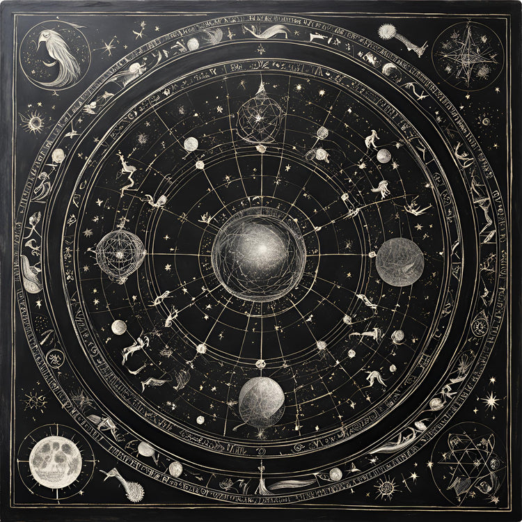 Schiefer Mystik, Astro, Universum