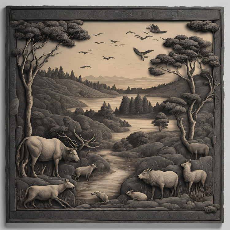 Schiefer Tiere/Natur/Landschaft