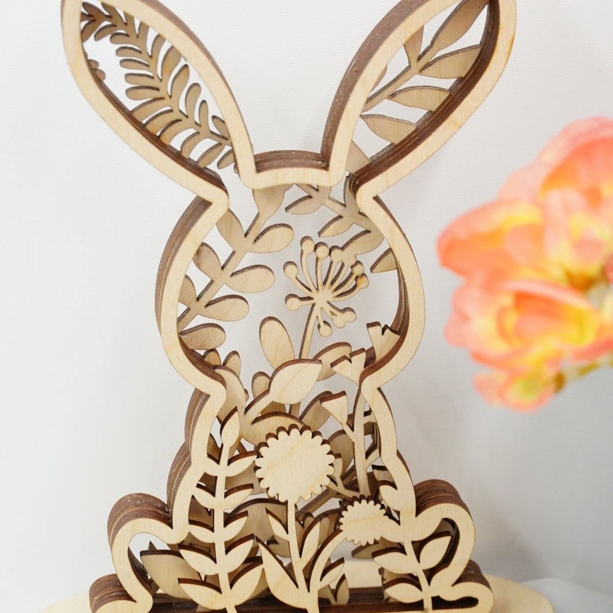 Aufsteller Osterhase, mehrschichtig 3D Effekt - RJC - Circle
