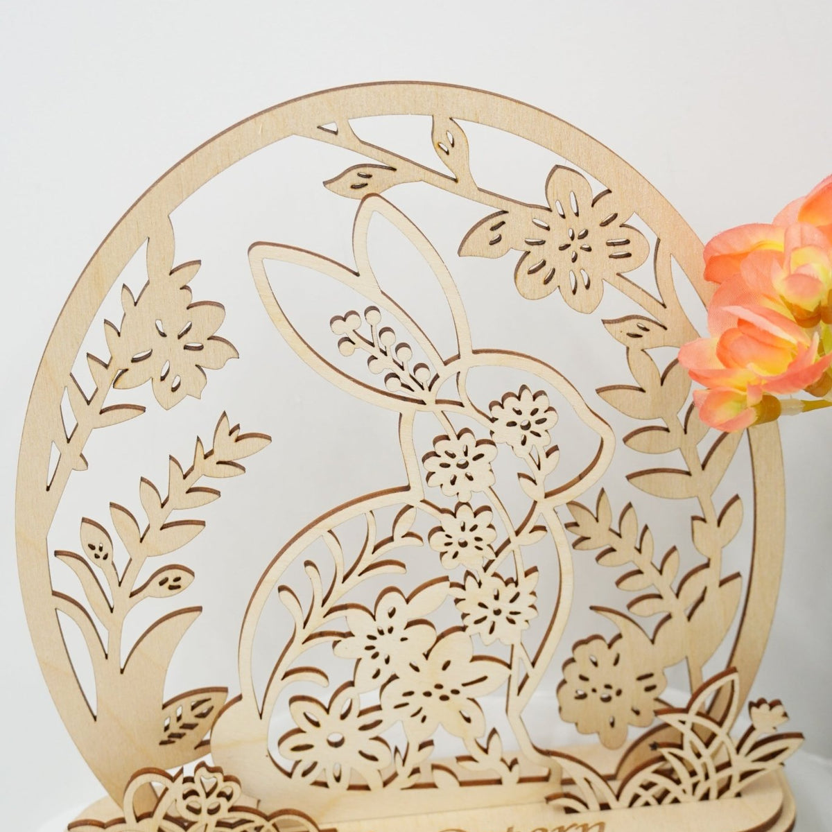 Aufsteller Osterhase, mehrschichtig 3D Effekt - RJC - Circle