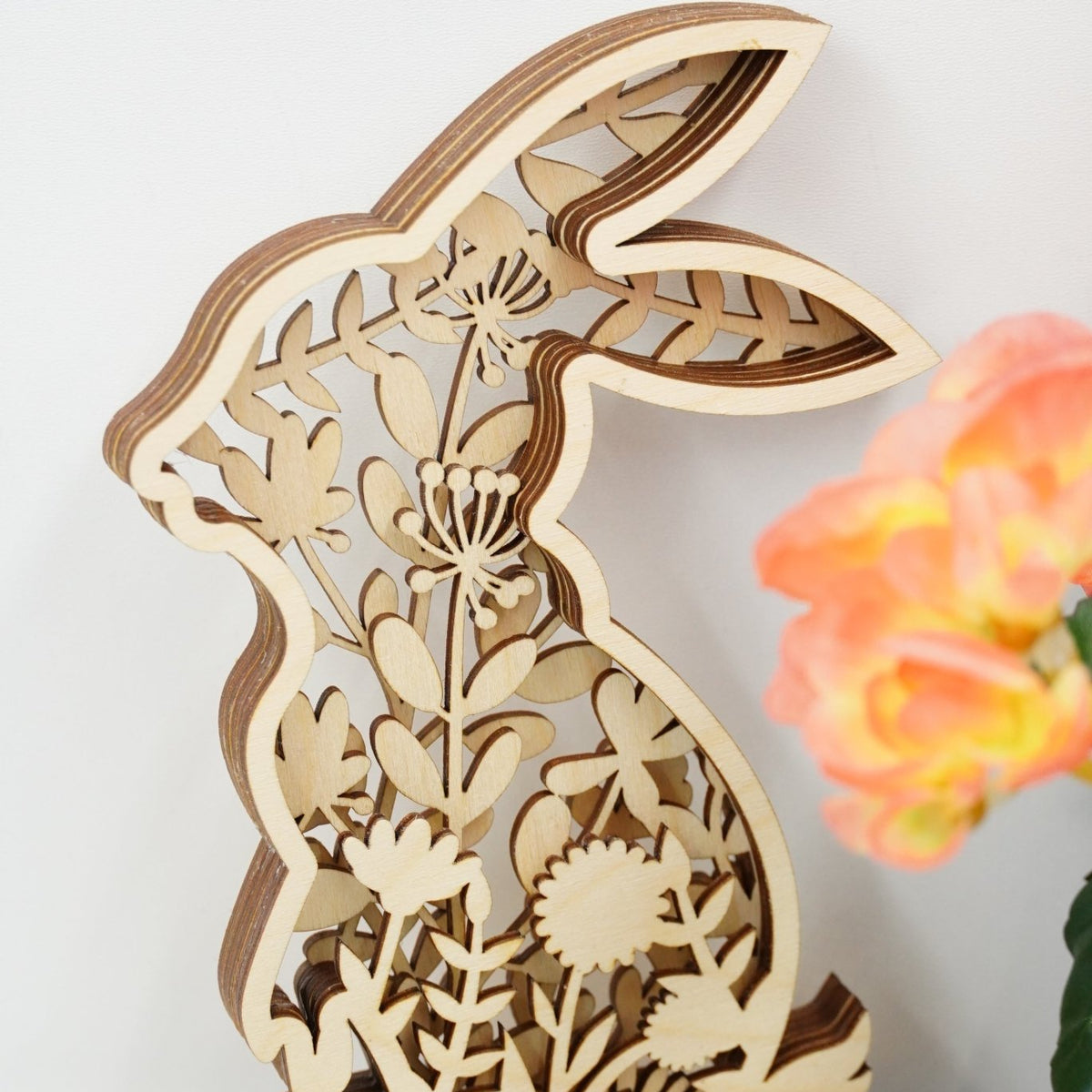 Aufsteller Osterhase, mehrschichtig 3D Effekt - RJC - Circle