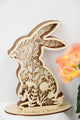 Aufsteller Osterhase, mehrschichtig 3D Effekt - RJC - Circle
