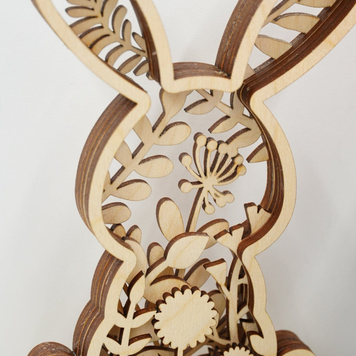 Aufsteller Osterhase, mehrschichtig 3D Effekt - RJC - Circle