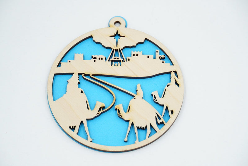 Christbaumschmuck "Geburt Jesus" - RJC - Circle