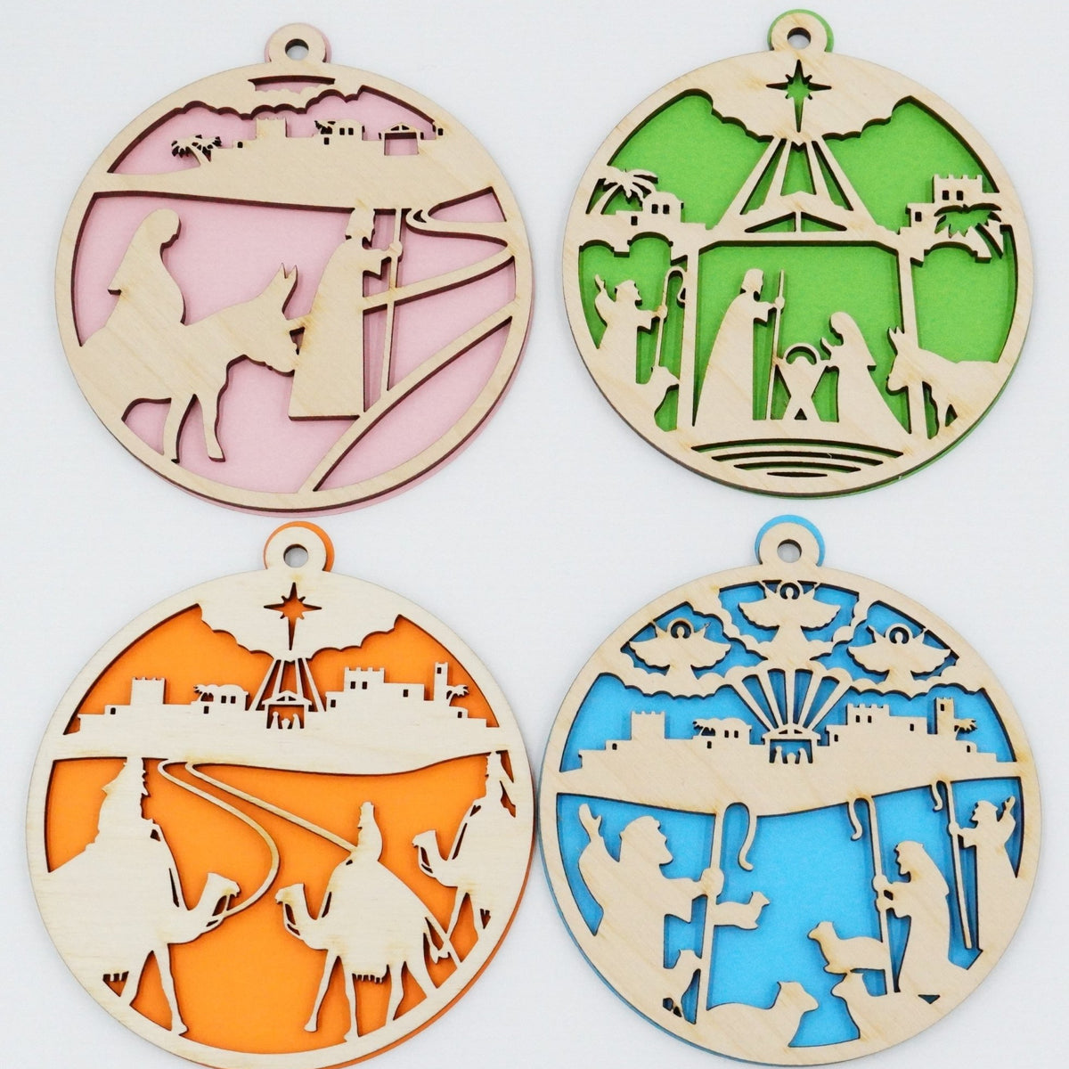 Christbaumschmuck "Geburt Jesus" - RJC - Circle