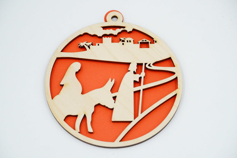 Christbaumschmuck "Geburt Jesus" - RJC - Circle