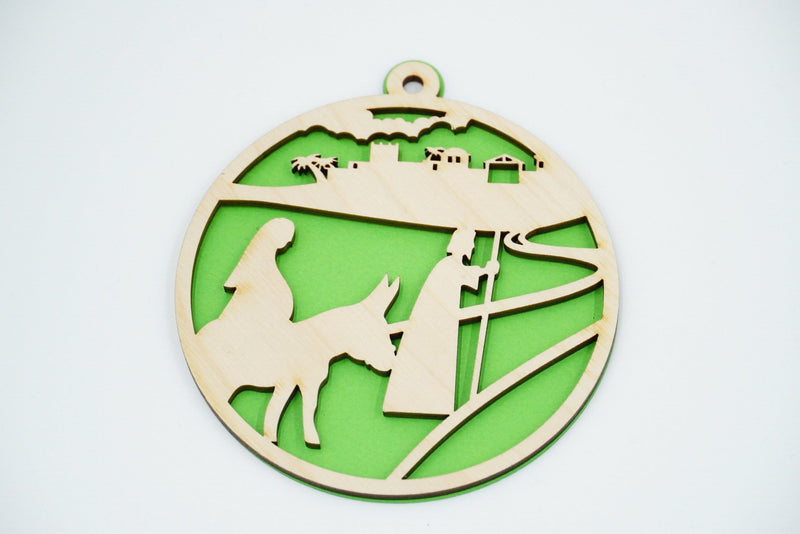 Christbaumschmuck "Geburt Jesus" - RJC - Circle