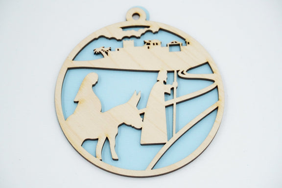 Christbaumschmuck "Geburt Jesus" - RJC - Circle