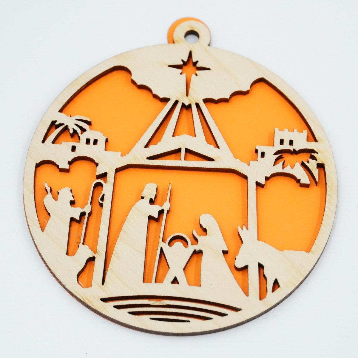 Christbaumschmuck "Geburt Jesus" - RJC - Circle