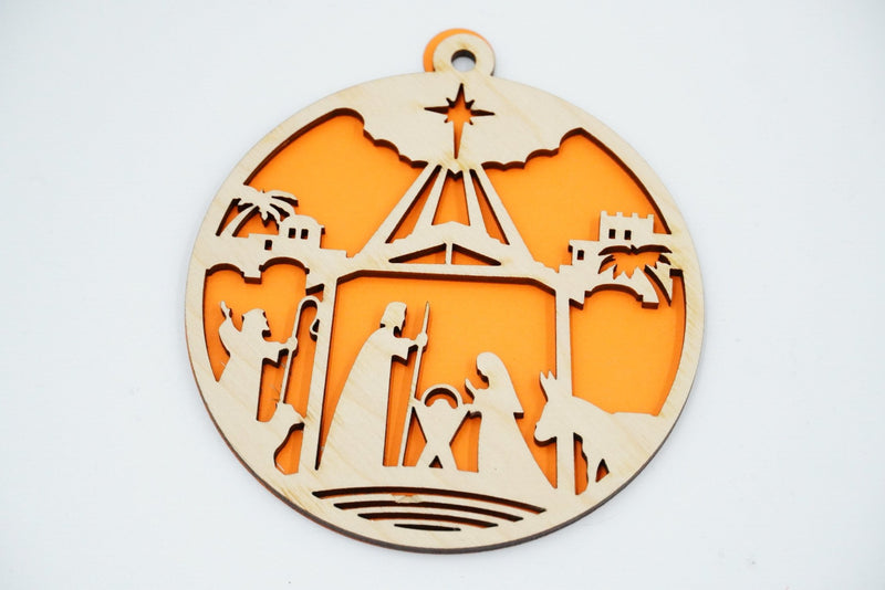 Christbaumschmuck "Geburt Jesus" - RJC - Circle