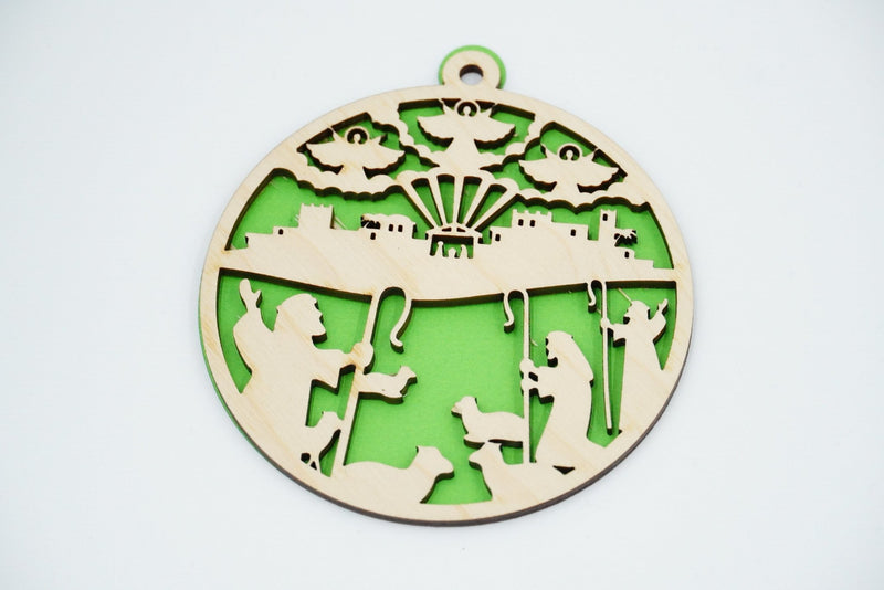 Christbaumschmuck "Geburt Jesus" - RJC - Circle