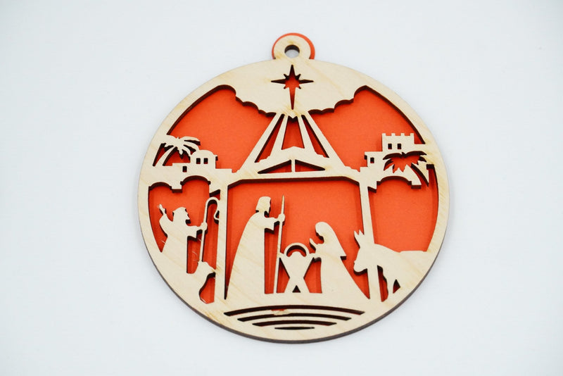 Christbaumschmuck "Geburt Jesus" - RJC - Circle