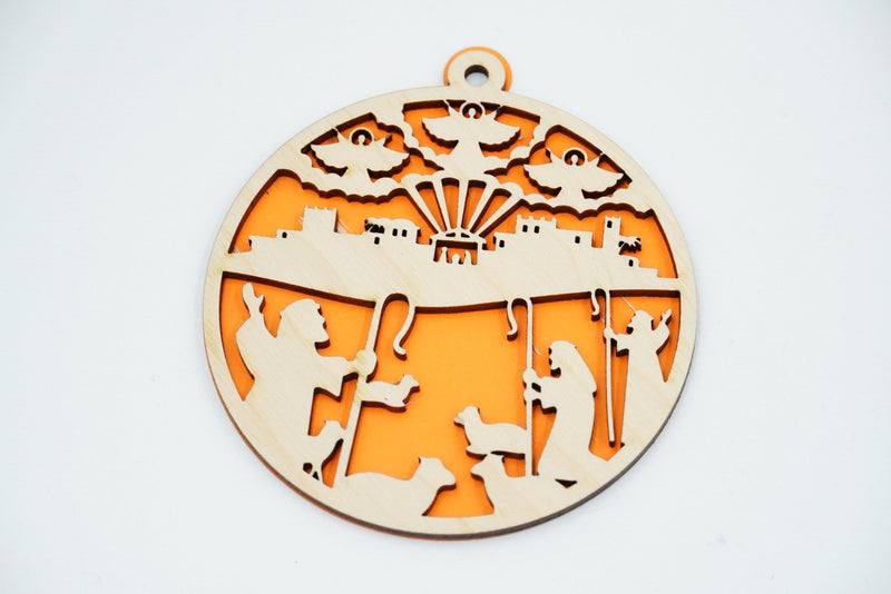 Christbaumschmuck "Geburt Jesus" - RJC - Circle