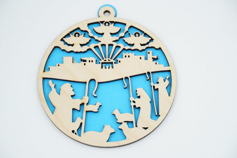 Christbaumschmuck "Geburt Jesus" - RJC - Circle