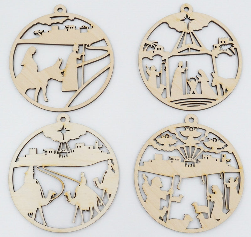 Christbaumschmuck "Geburt Jesus" - RJC - Circle