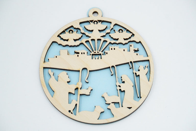 Christbaumschmuck "Geburt Jesus" - RJC - Circle