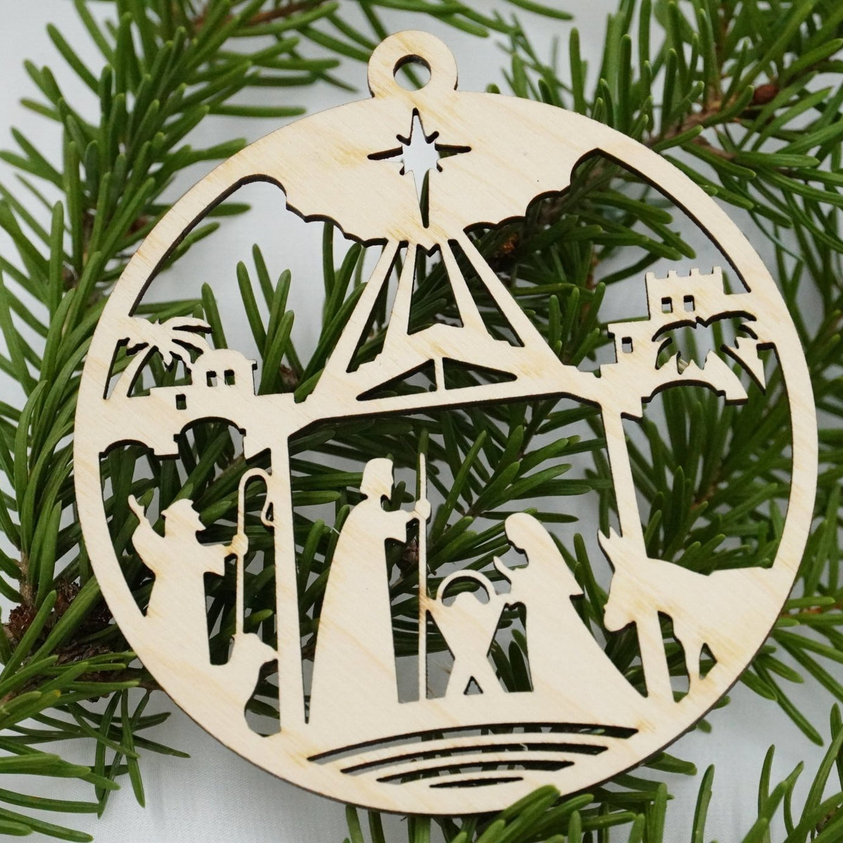 Christbaumschmuck "Geburt Jesus" - RJC - Circle
