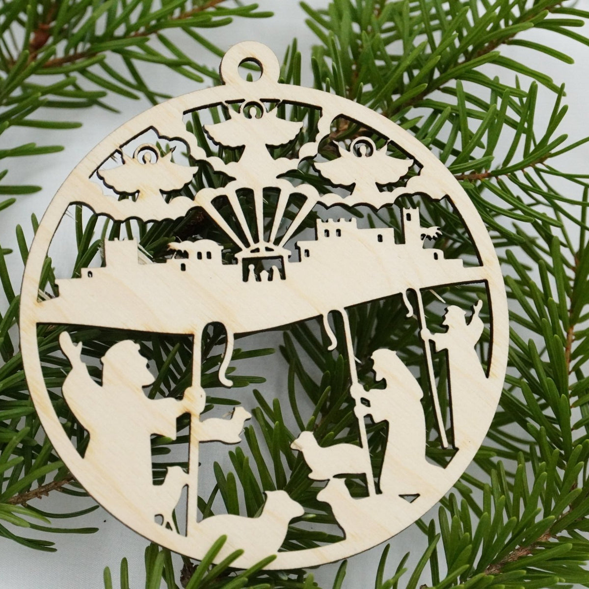 Christbaumschmuck "Geburt Jesus" - RJC - Circle