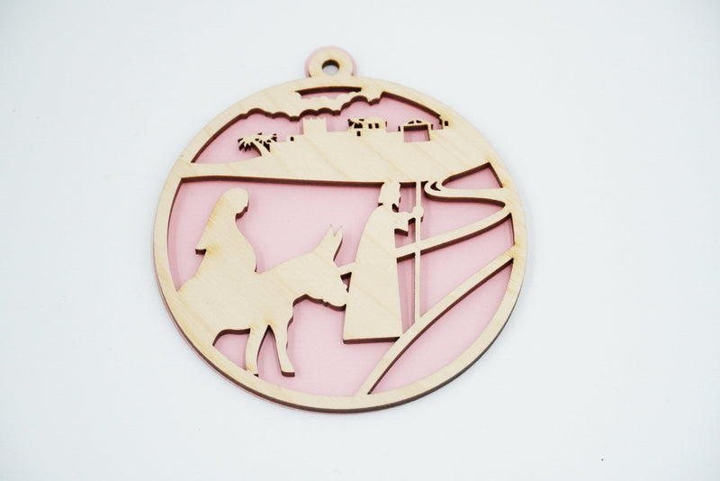 Christbaumschmuck "Geburt Jesus" - RJC - Circle