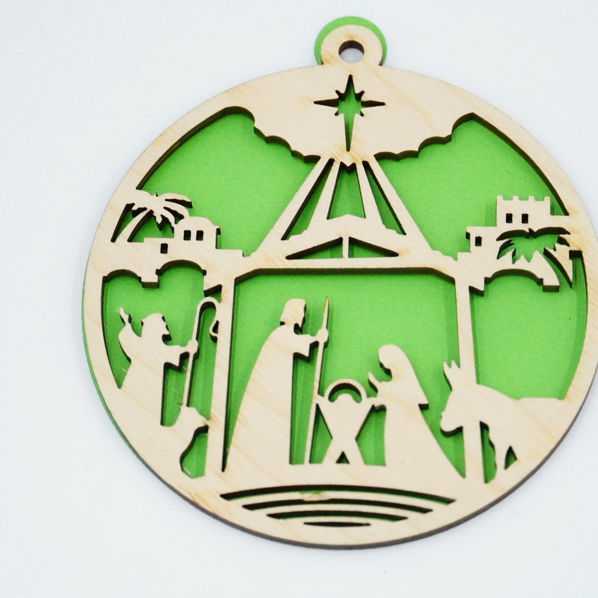 Christbaumschmuck "Geburt Jesus" - RJC - Circle