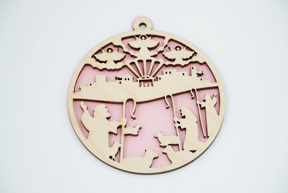 Christbaumschmuck "Geburt Jesus" - RJC - Circle