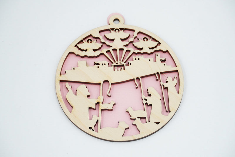 Christbaumschmuck "Geburt Jesus" - RJC - Circle