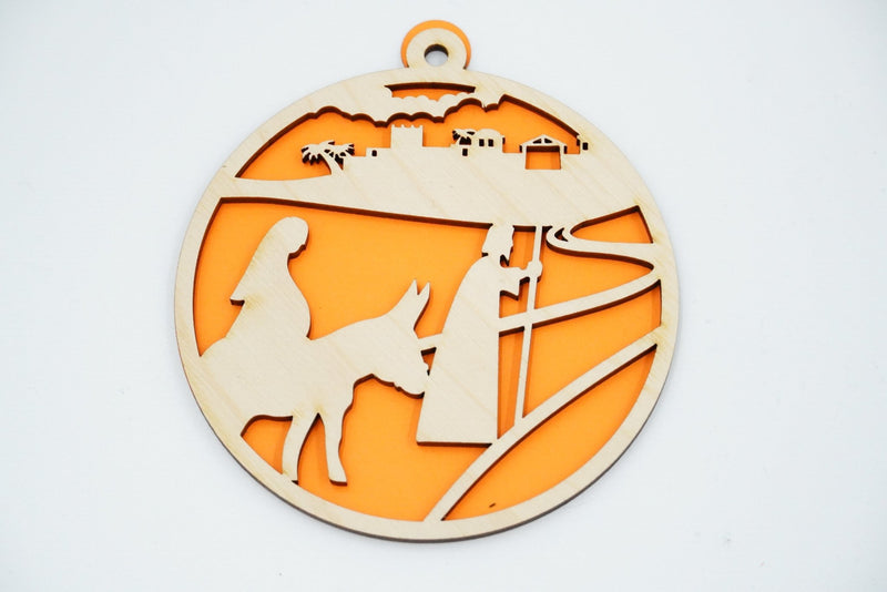 Christbaumschmuck "Geburt Jesus" - RJC - Circle