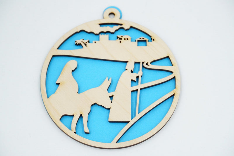 Christbaumschmuck "Geburt Jesus" - RJC - Circle