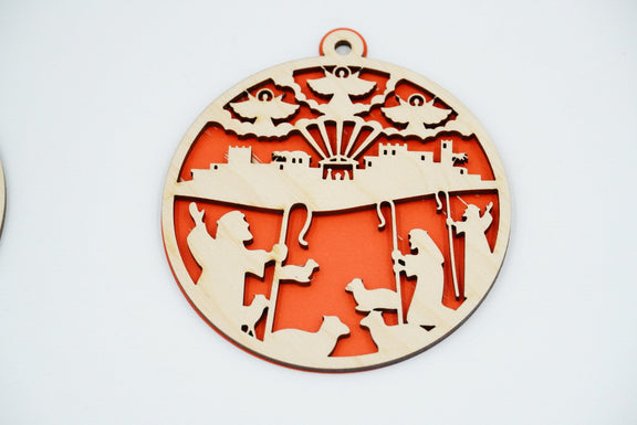 Christbaumschmuck "Geburt Jesus" - RJC - Circle