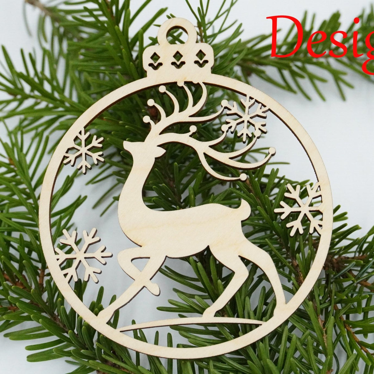Christbaumschmuck "Rentier" - RJC - Circle