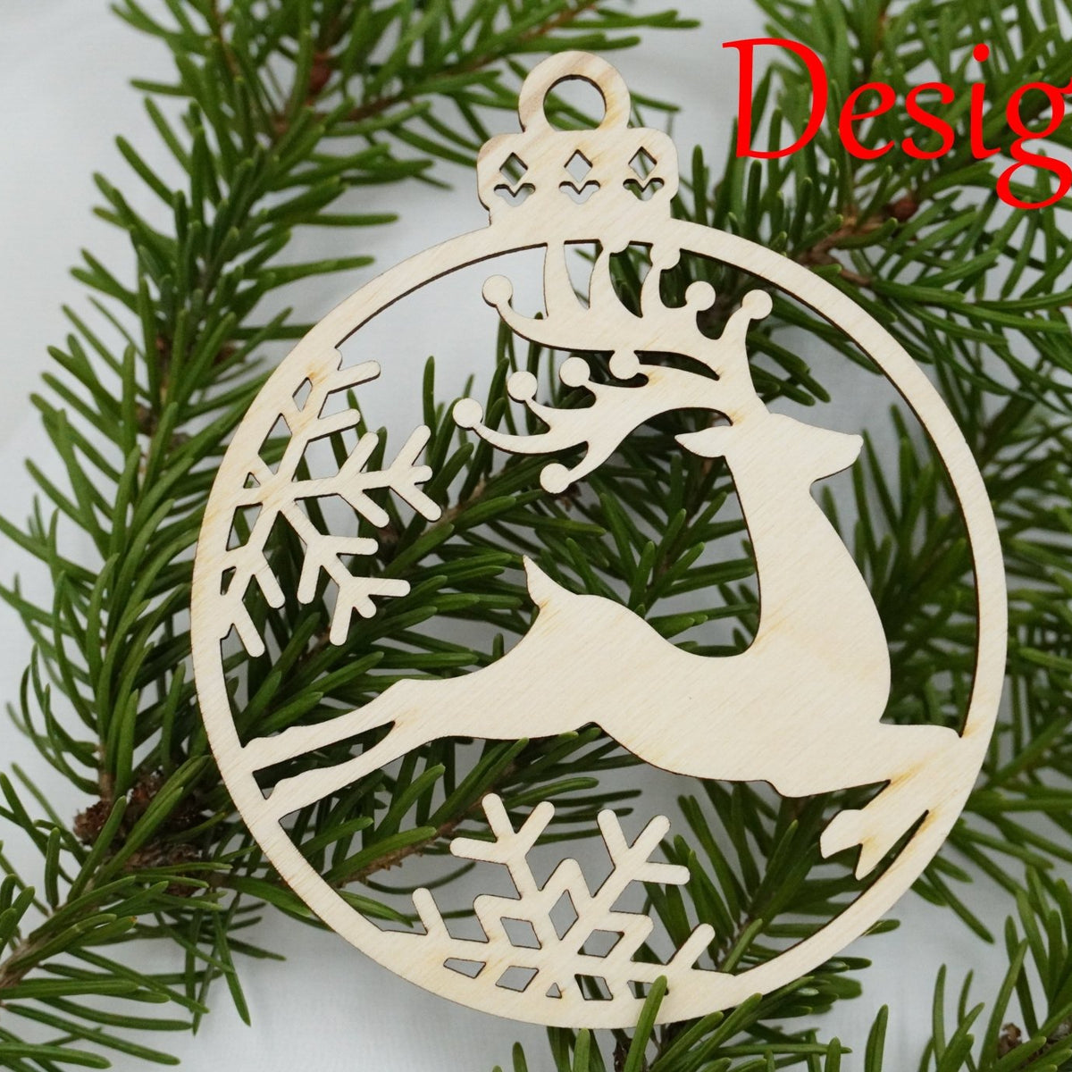 Christbaumschmuck "Rentier" - RJC - Circle