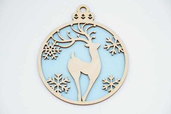 Christbaumschmuck "Rentier" - RJC - Circle