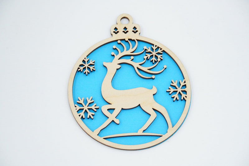 Christbaumschmuck "Rentier" - RJC - Circle
