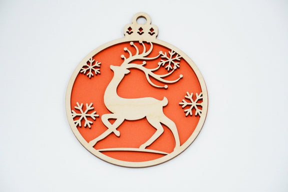Christbaumschmuck "Rentier" - RJC - Circle