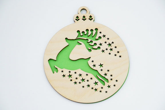 Christbaumschmuck "Rentier" - RJC - Circle