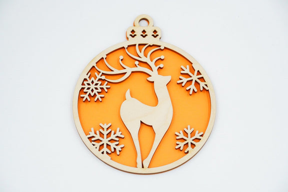 Christbaumschmuck "Rentier" - RJC - Circle