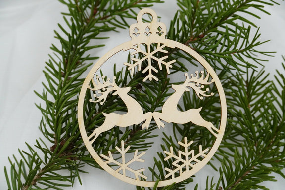 Christbaumschmuck "Rentier" - RJC - Circle