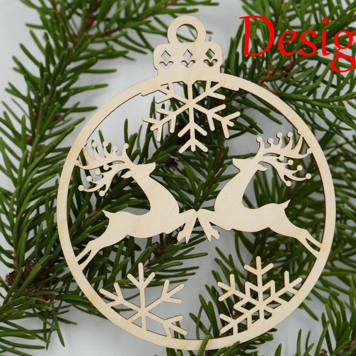 Christbaumschmuck "Rentier" - RJC - Circle