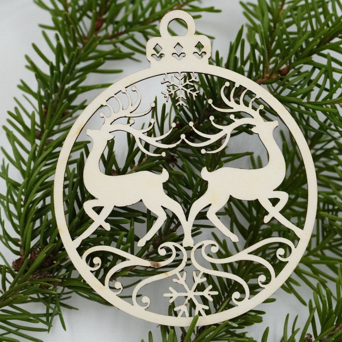 Christbaumschmuck "Rentier" - RJC - Circle