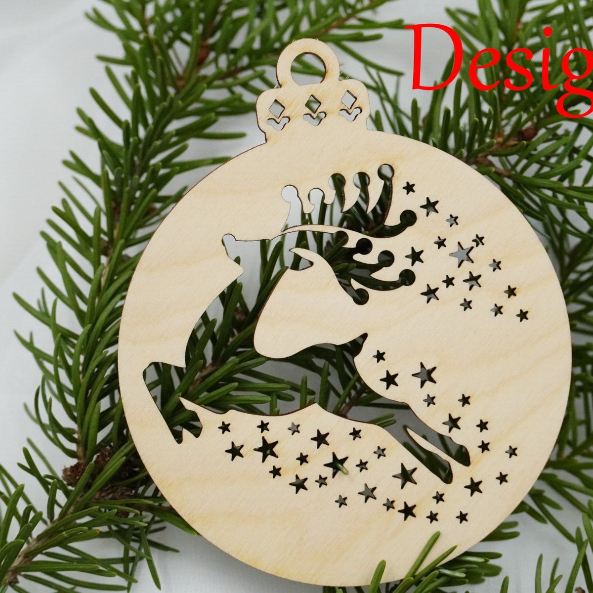 Christbaumschmuck "Rentier" - RJC - Circle