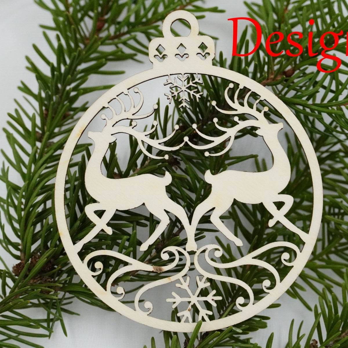 Christbaumschmuck "Rentier" - RJC - Circle