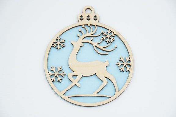 Christbaumschmuck "Rentier" - RJC - Circle